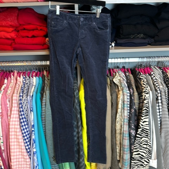 Mossimo Supply Co navy corduroy skinny pants size 5 - Picture 1 of 3